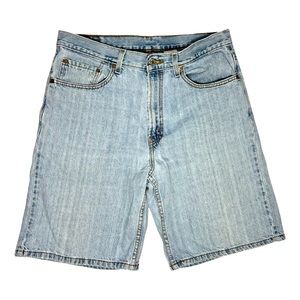 Levi's 550 Relaxed Fit Mens Denim Jean Shorts Size 34 Classic Y2K